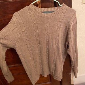 Oscar de la renta beige sweater